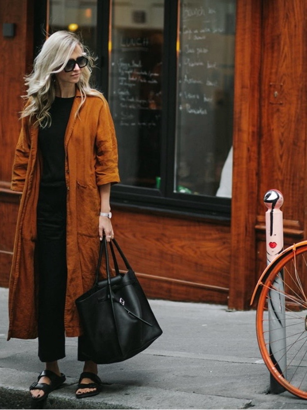 Seaside Tones Linen kimono coat mustard